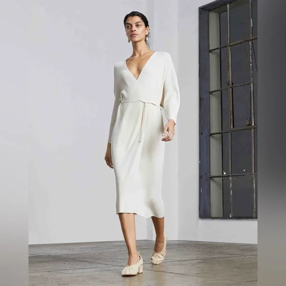flutter sleeve linen button front midi dress Adelina Flutter Sleeve Belted Tiered Midi Dress